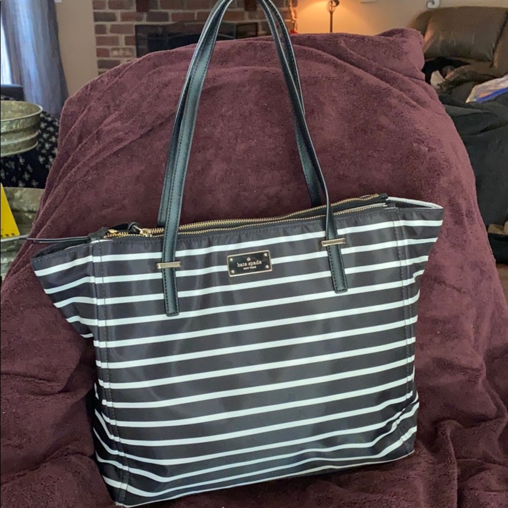 Kate Spade Talya Black Nylon Tote